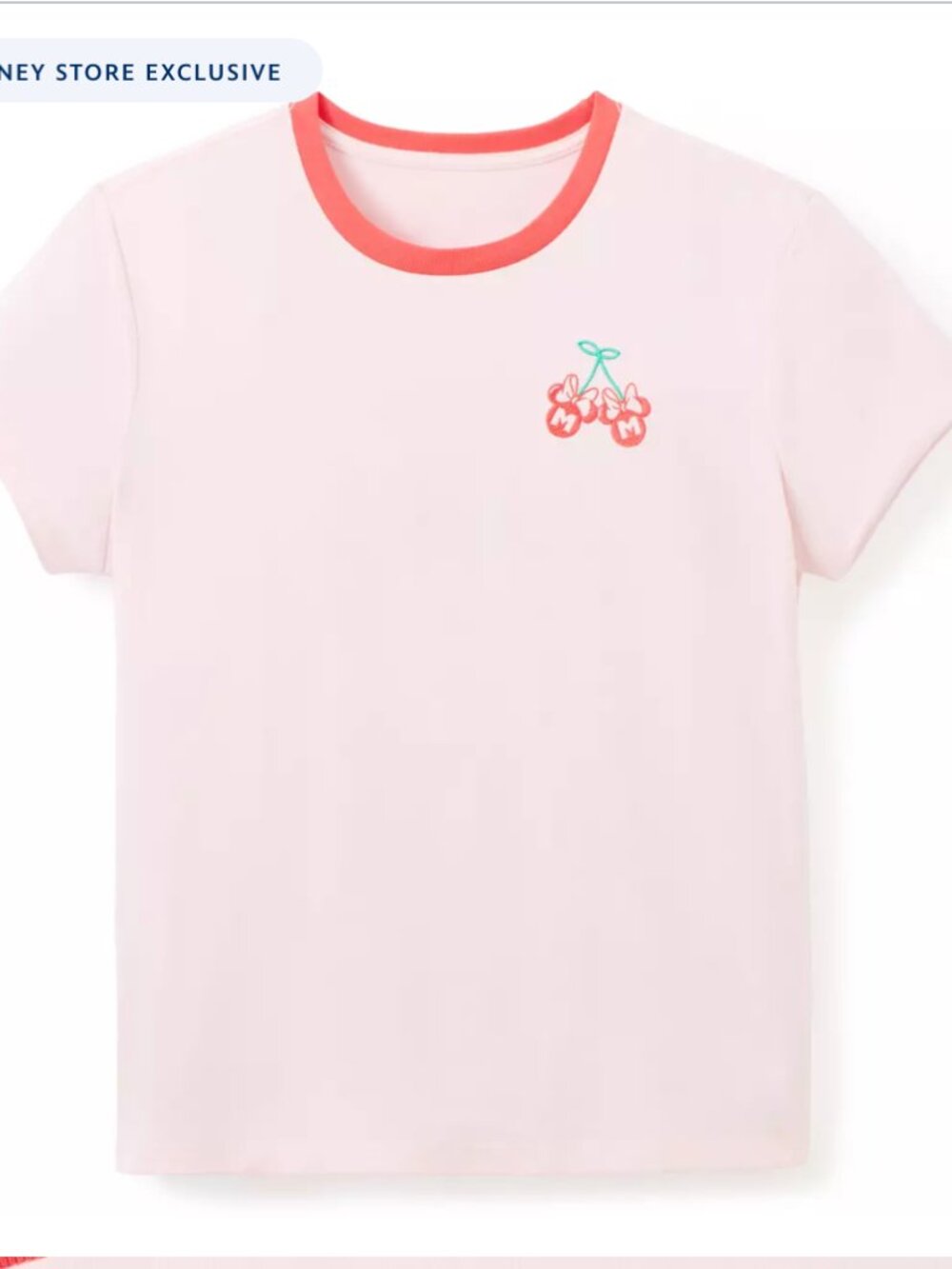 Minnie Mouse Icon Cherry T-Shirt for Women - Small